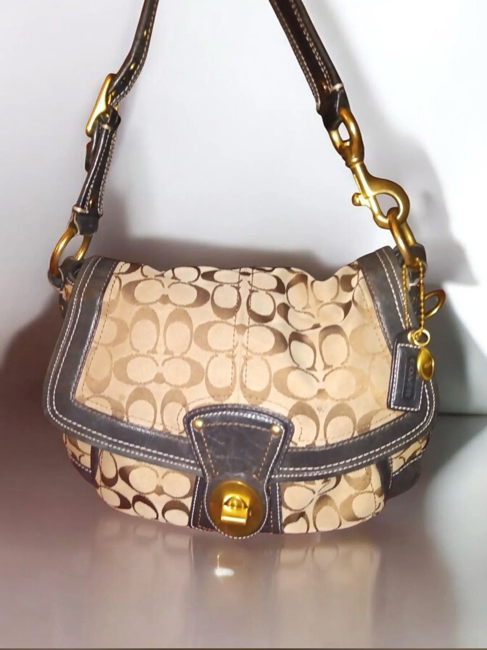 65th Anniversary Coach Ali Flap Shoulder Bag, Legacy Collection
